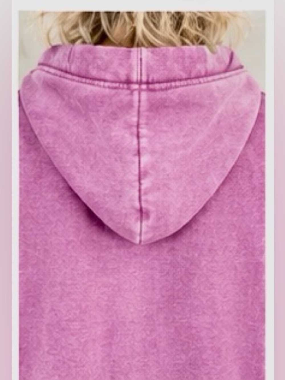 Zenana Outfitters Snap Front Placket Pullover Hoodie NWOT - Picture 4 of 9